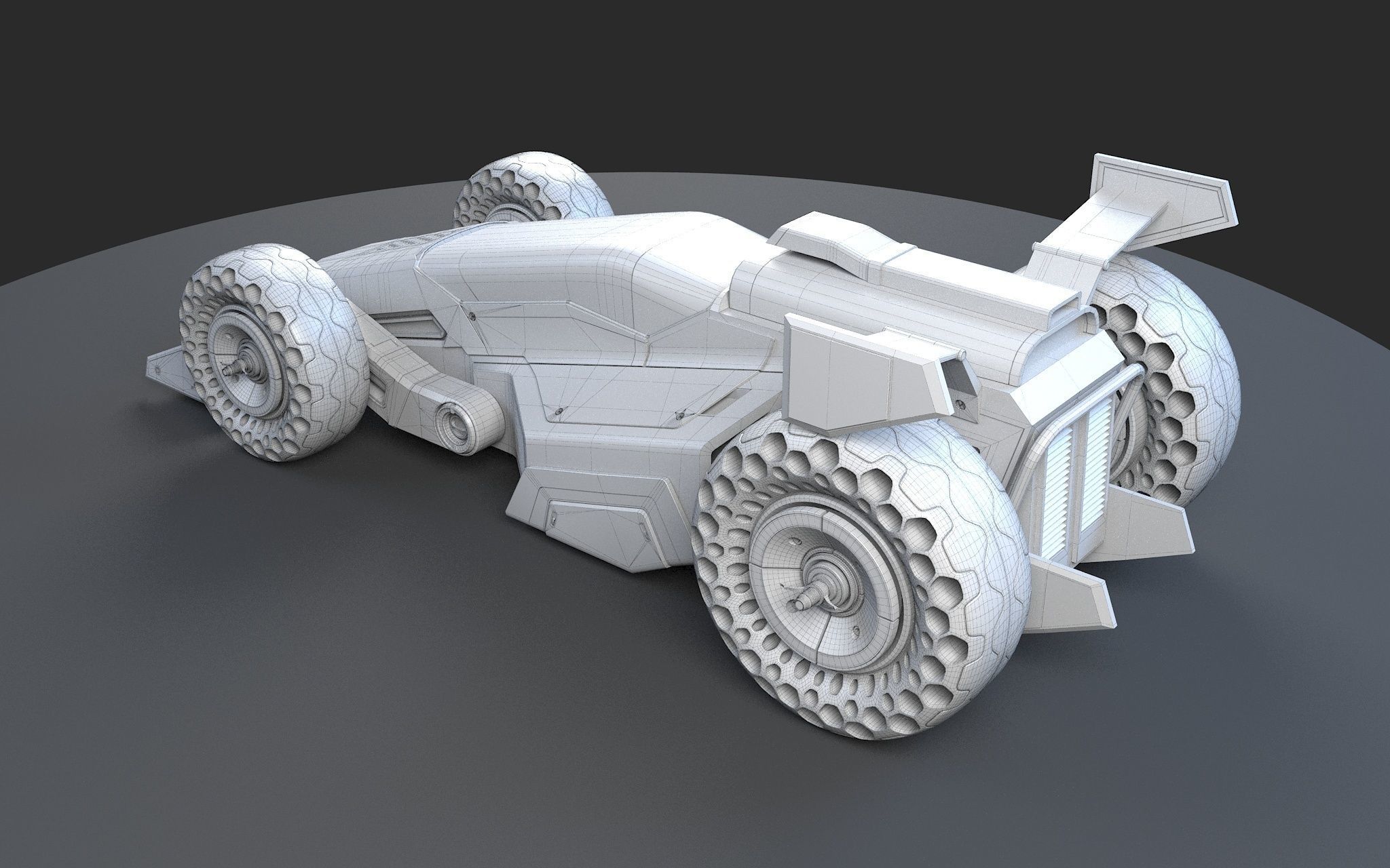 Concept car 3D model_11