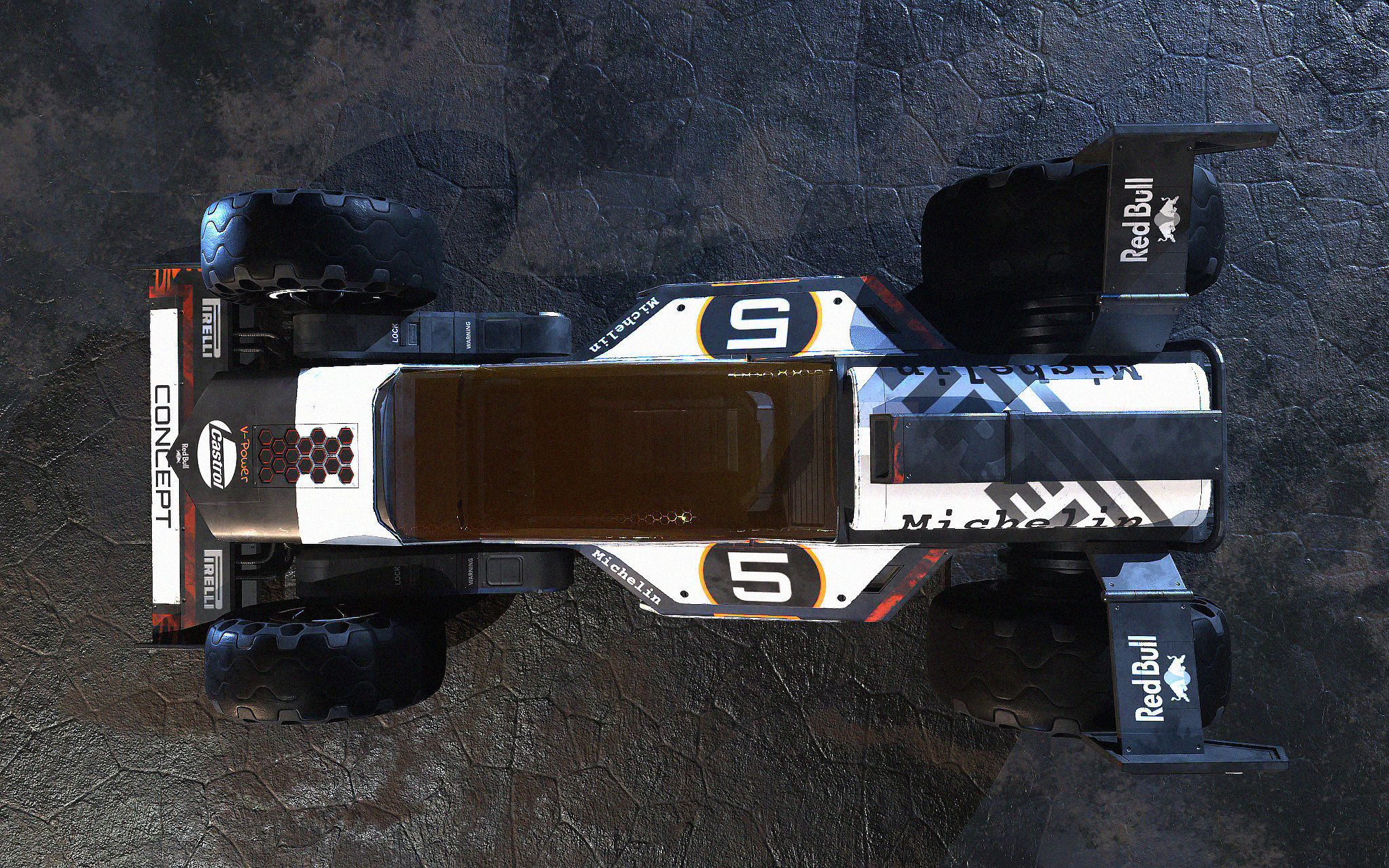 Concept car 3D model_8