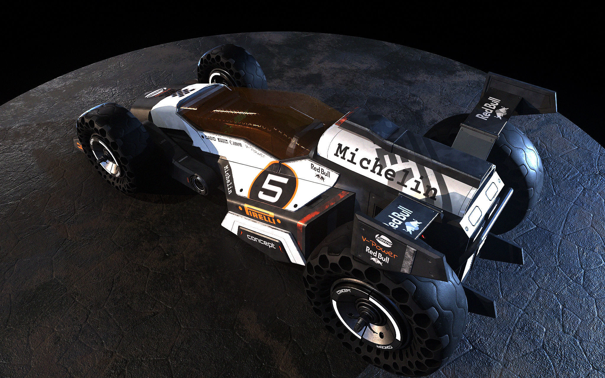 Concept car 3D model_4