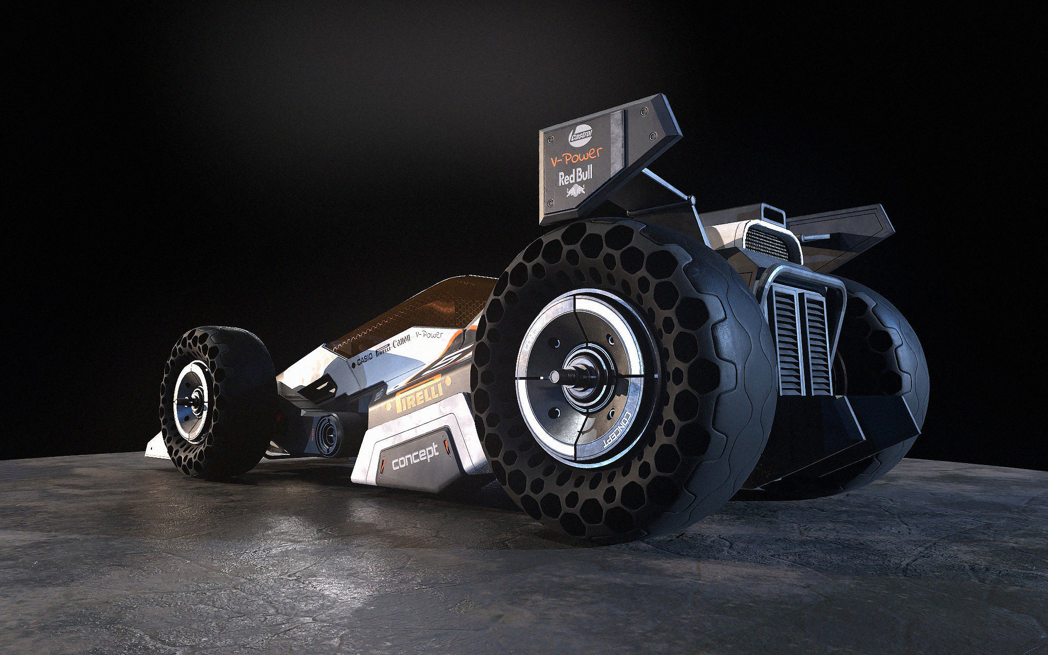 Concept car 3D model_5