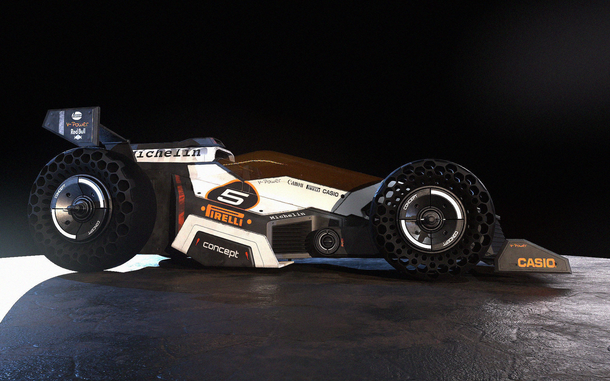 Concept car 3D model_1