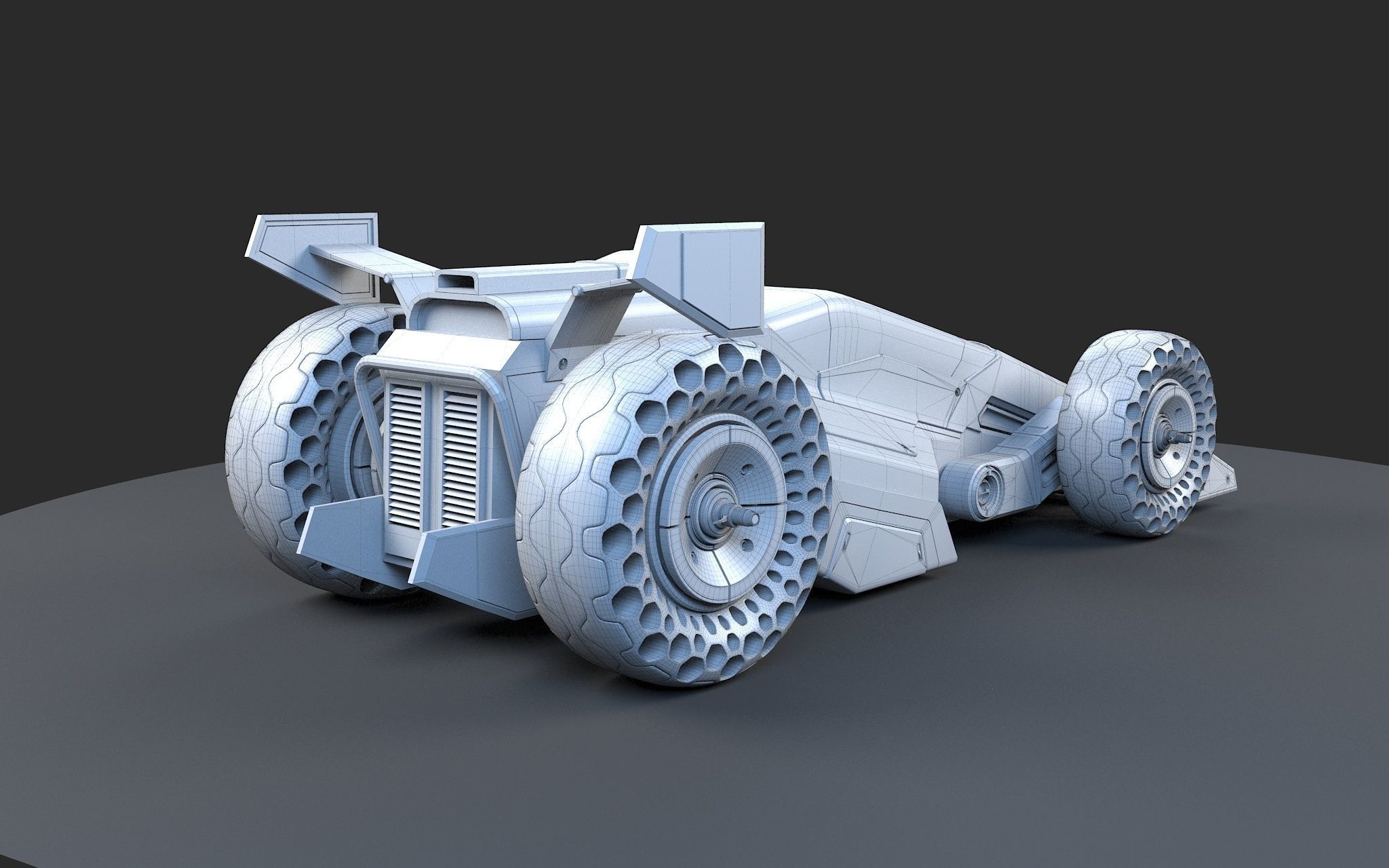 Concept car 3D model_12