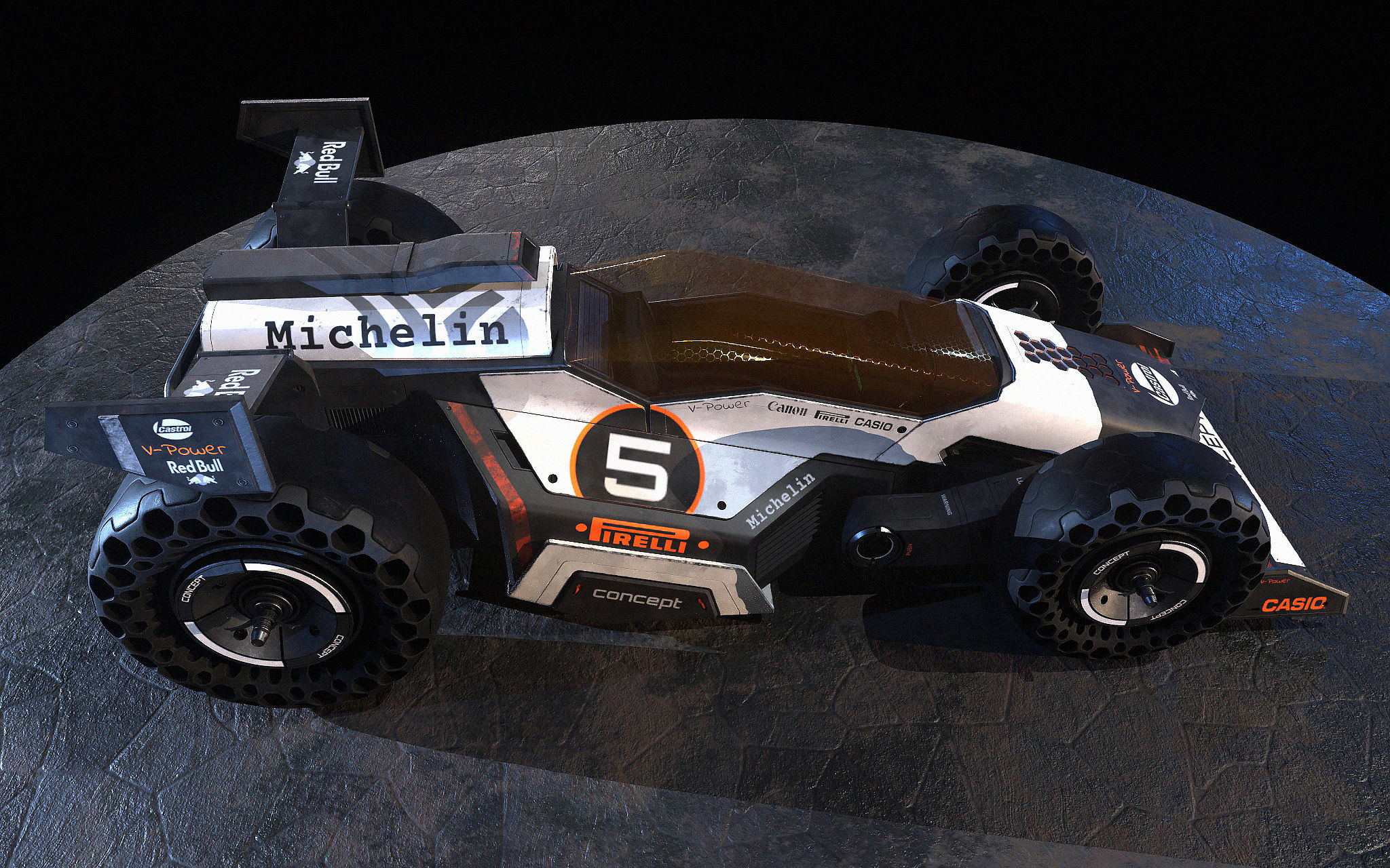 Concept car 3D model_6