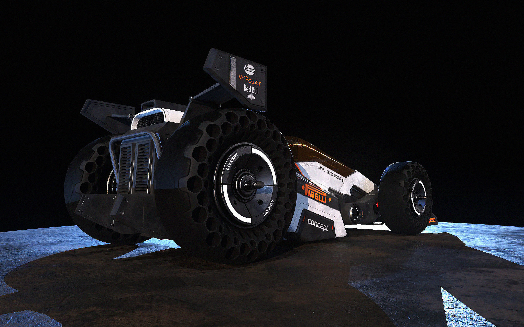 Concept car 3D model_7