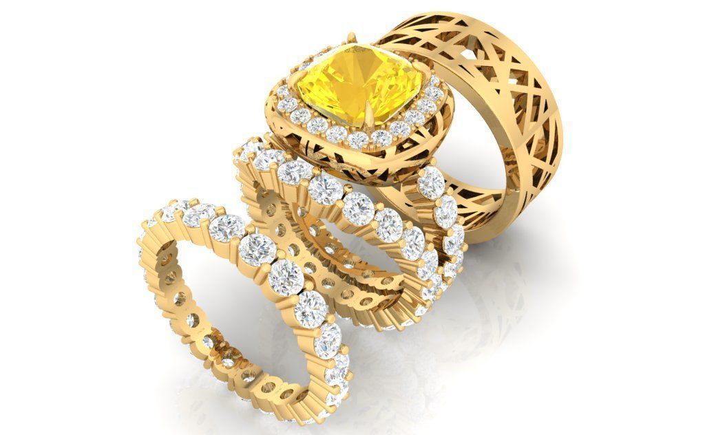 I will design decent 3d jewelry models for you 3D print model_3