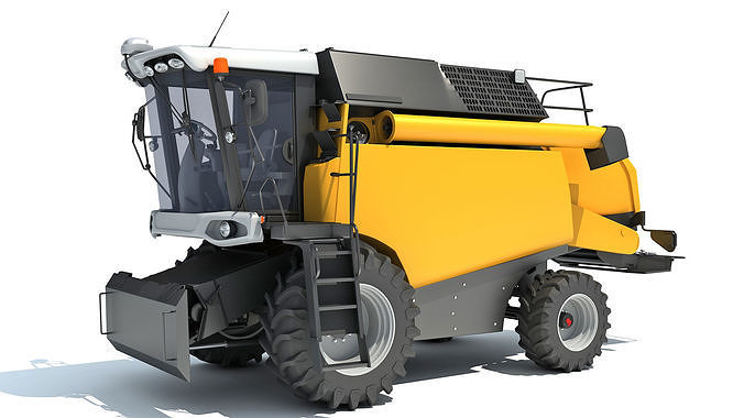 Combine Harvester 3D model
