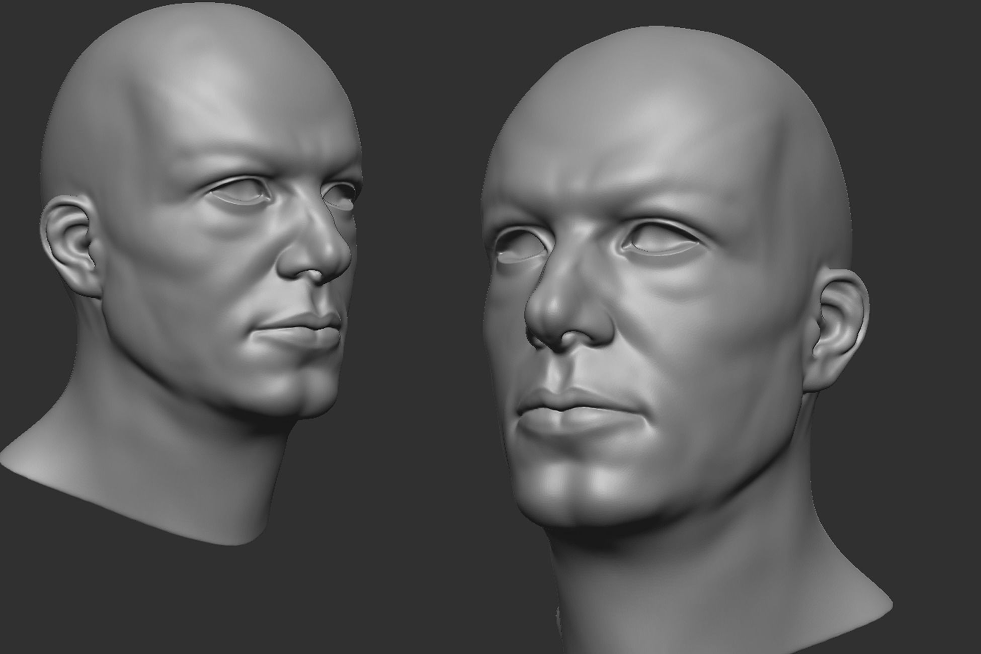 Human Head - 01 3D model_2
