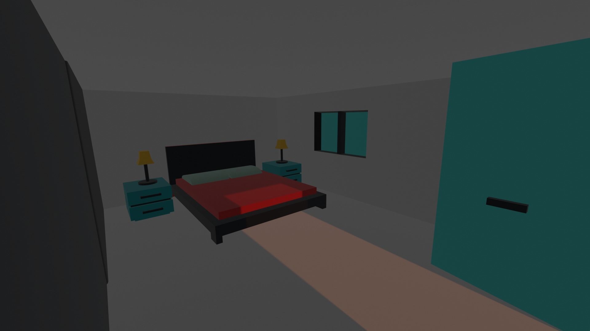 Luxury villa Low-poly 3D model_10