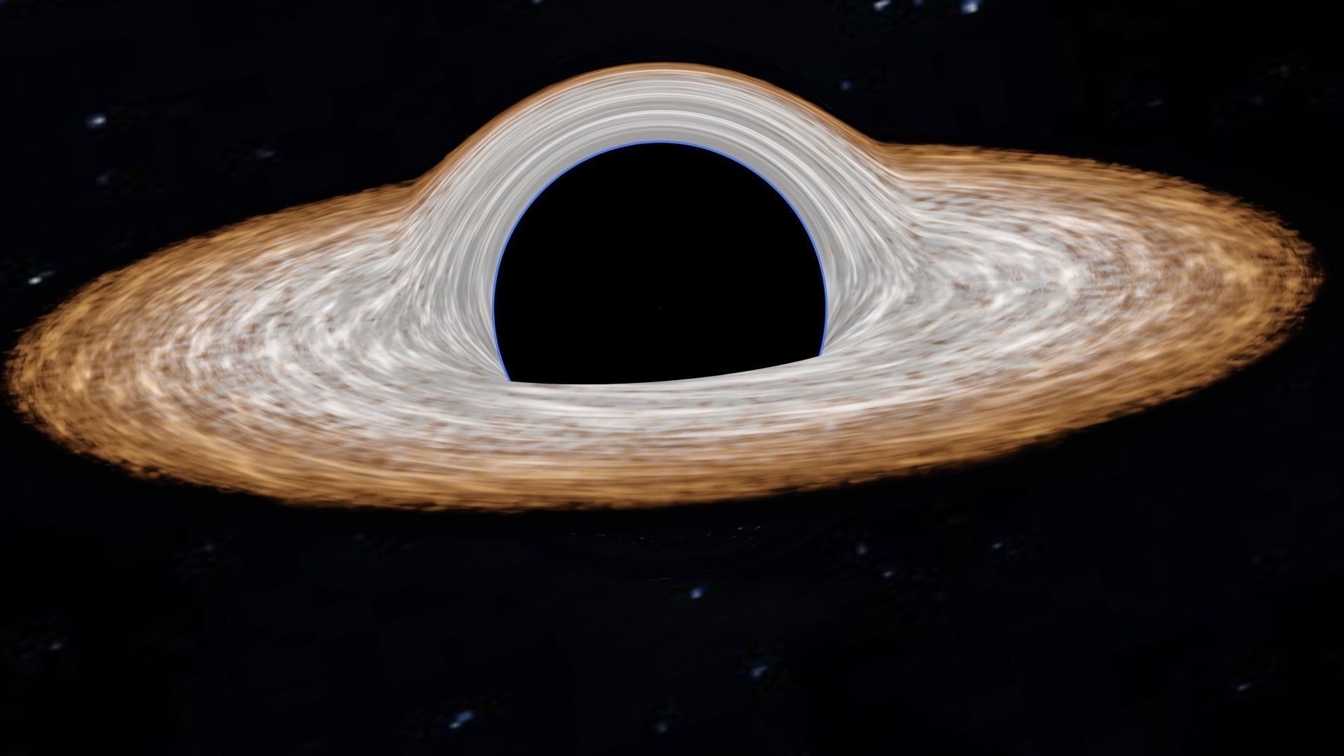 black hole Low-poly 3D model_3