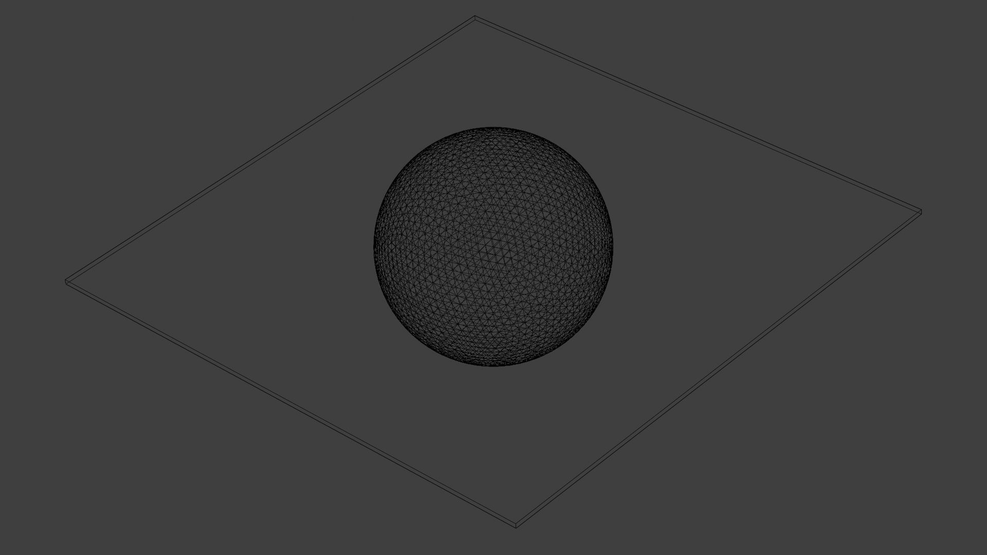 black hole Low-poly 3D model_9