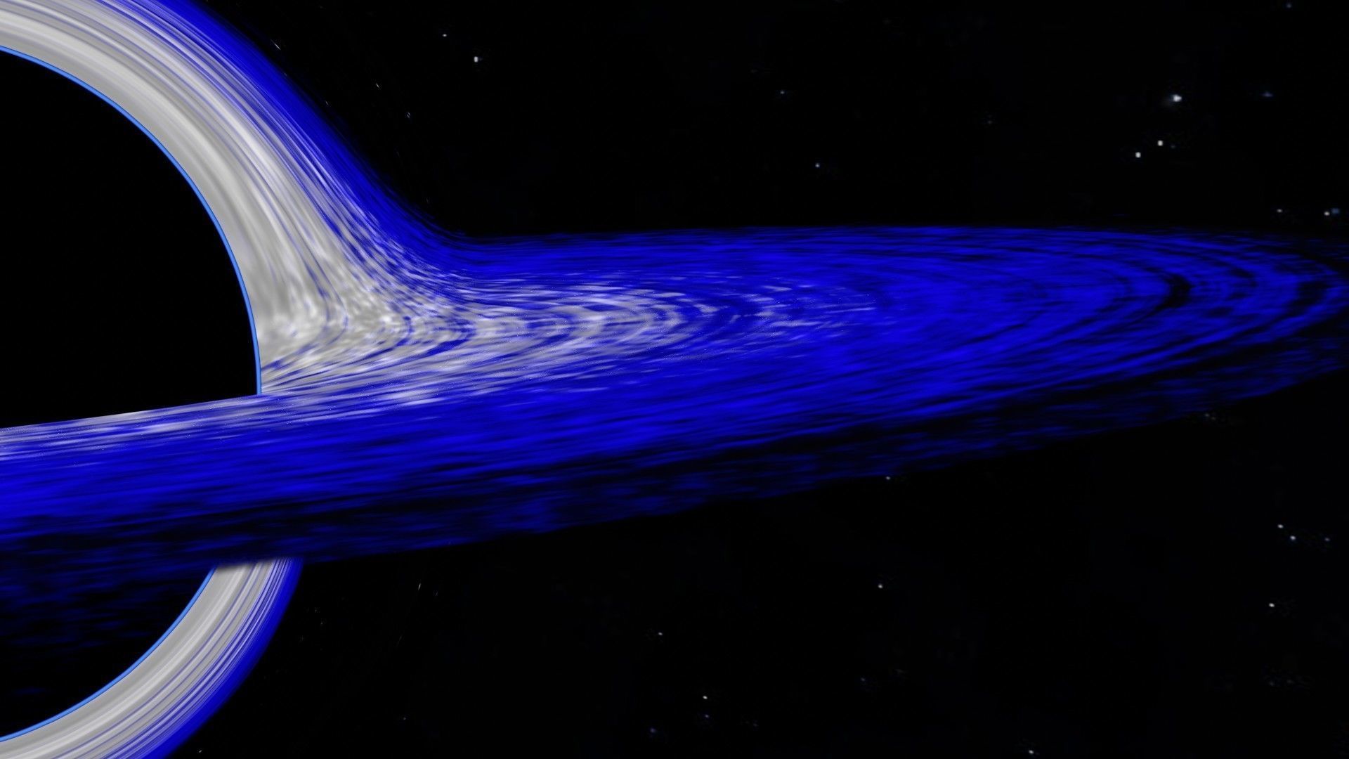 black hole Low-poly 3D model_5