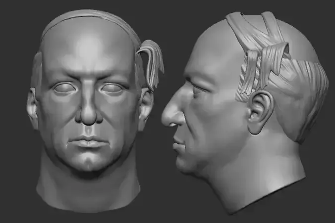 Human Head - 03 3D model