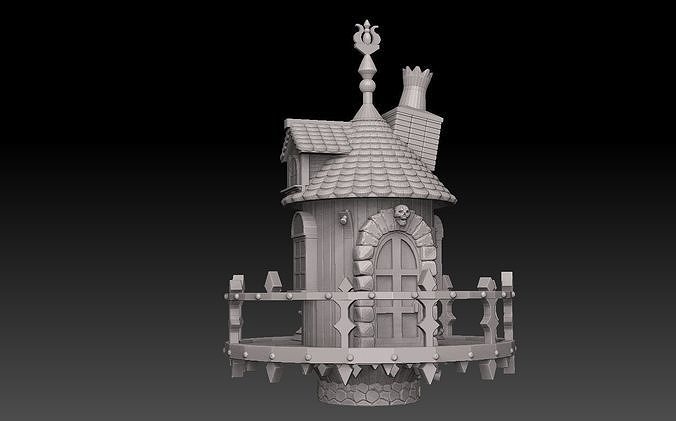 Panzer Buggy Mobile Tower 3D print model
