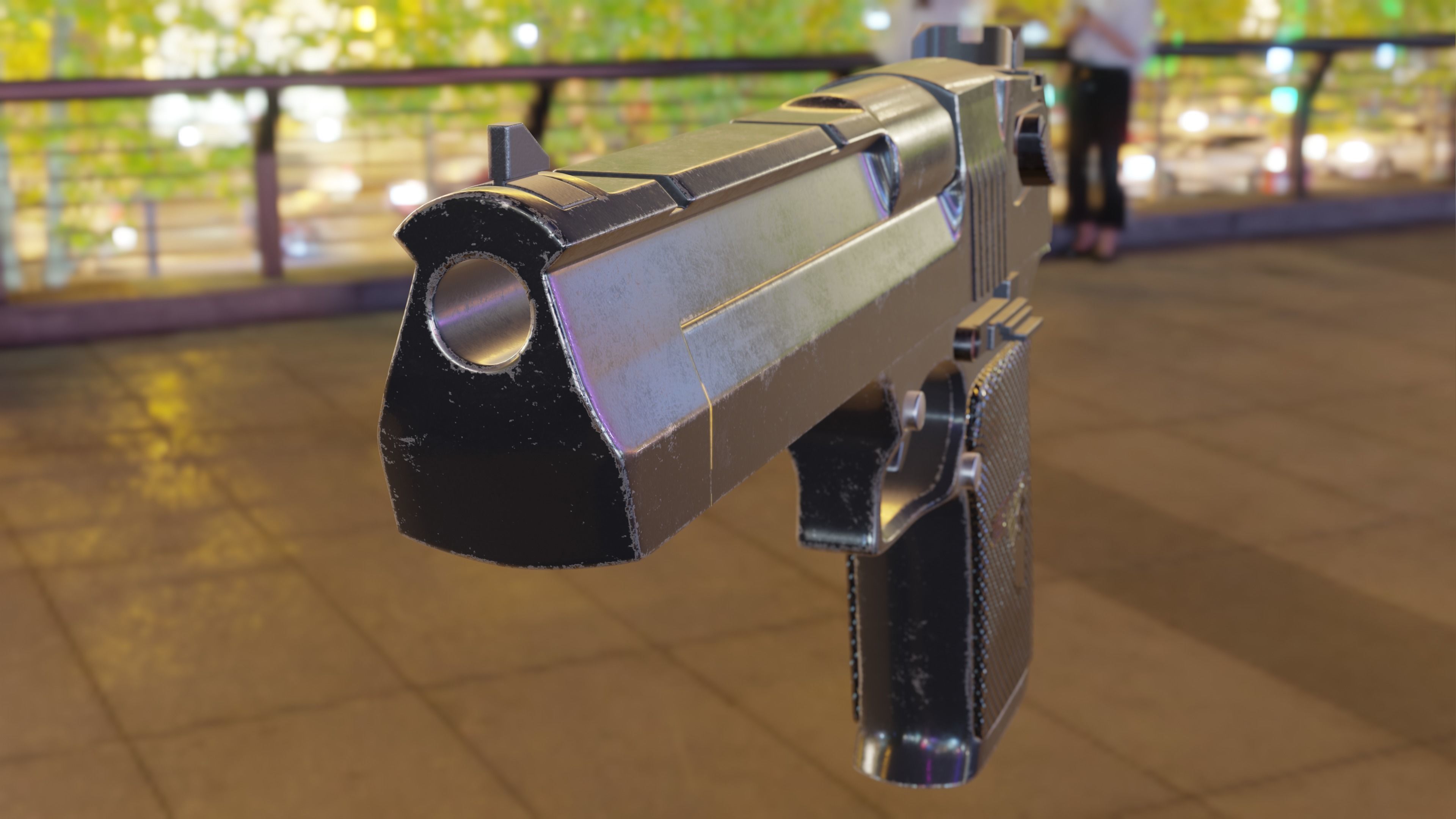 Desert Eagle Gun Model 4K free 3D model | CGTrader