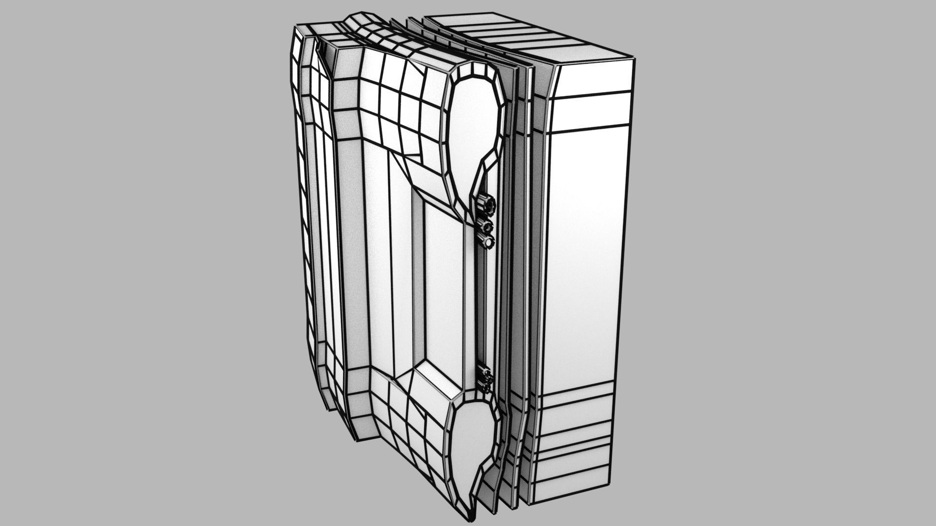 Thoracic wall layers 3D model_22