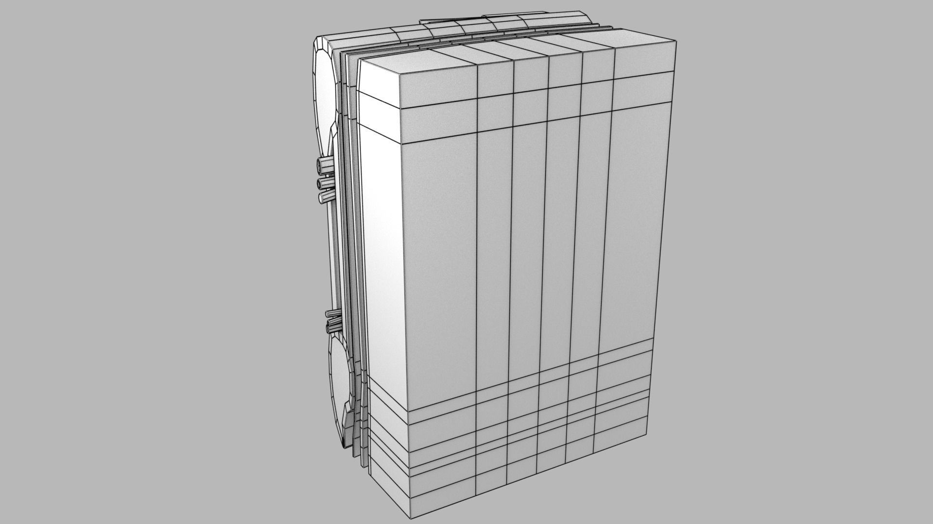 Thoracic wall layers 3D model_15