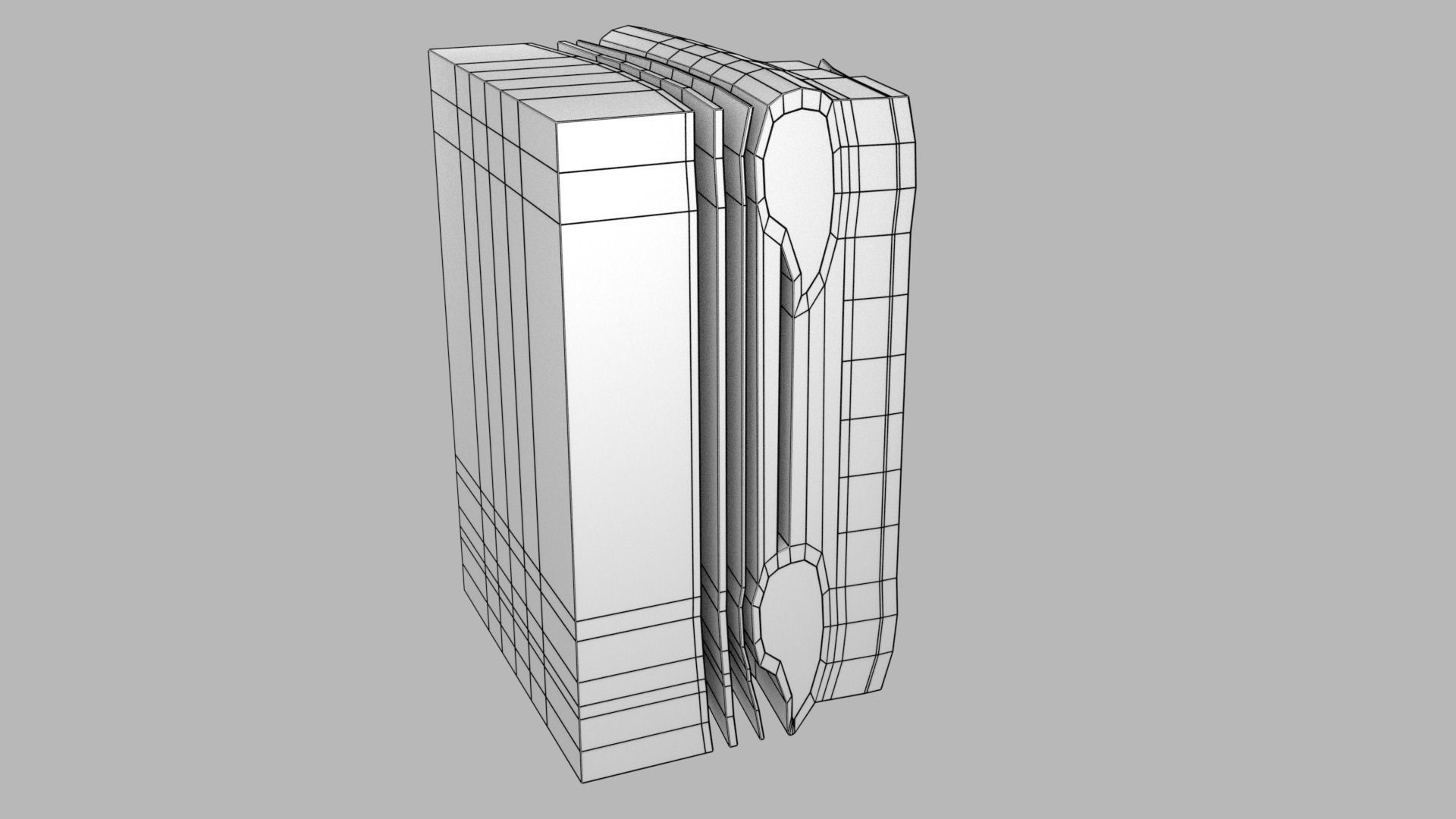 Thoracic wall layers 3D model_17