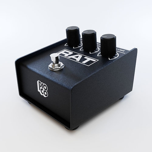 Proco Rat 2 Distortion Pedal 3D model