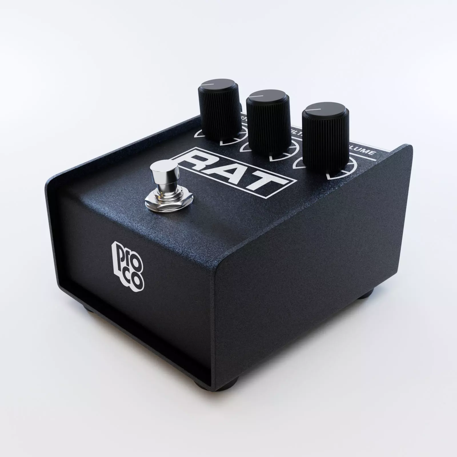 Proco Rat 2 Distortion Pedal 3D model