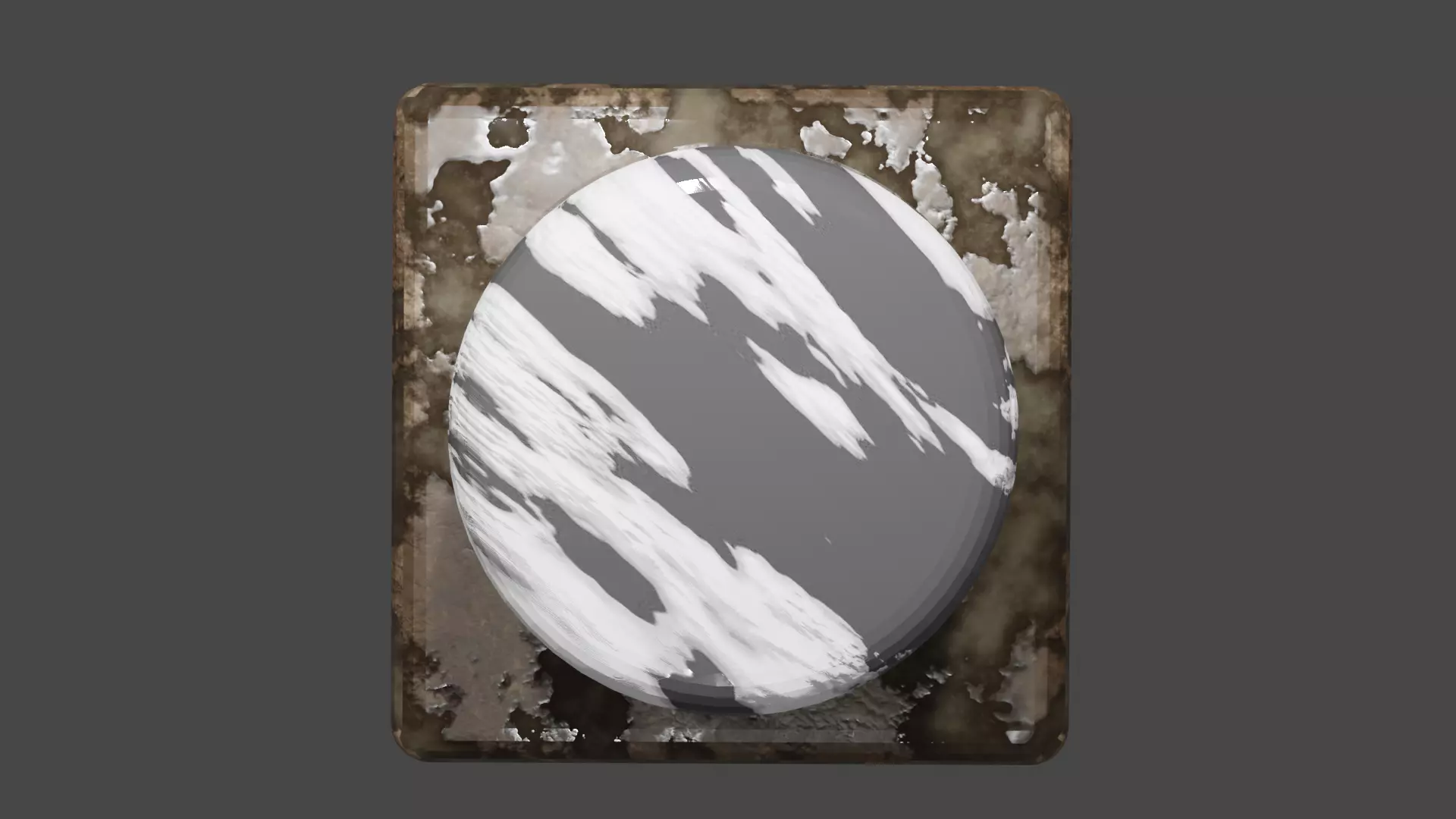 enebox marble bottle Free low-poly 3D model