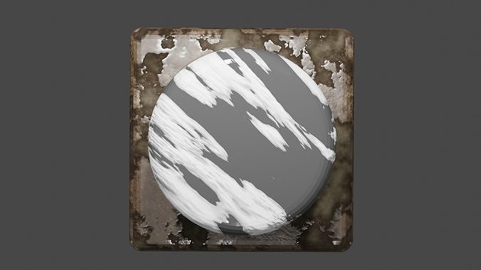 enebox marble bottle Free low-poly 3D model
