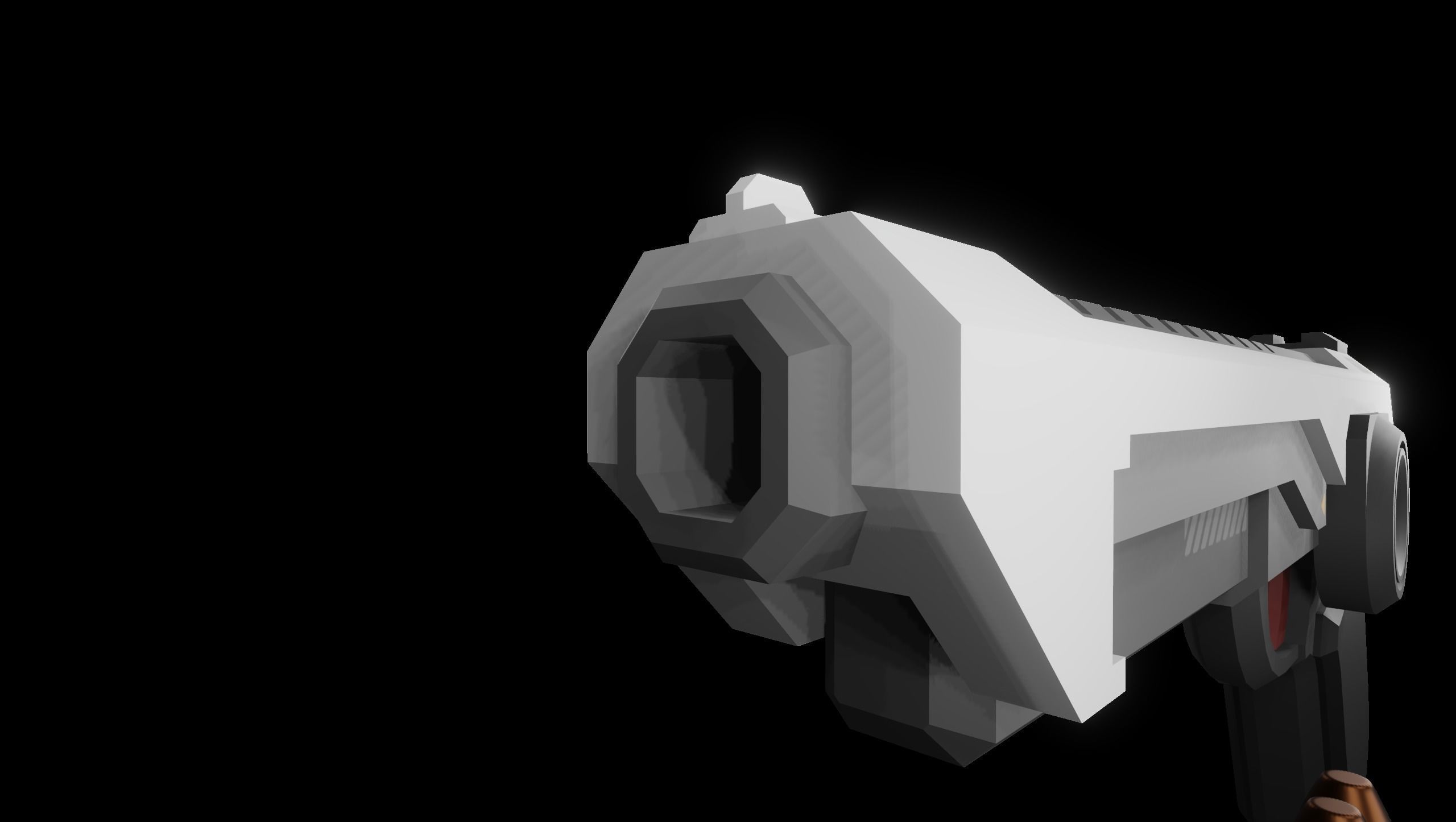 Sci fi Gun 3D model_2