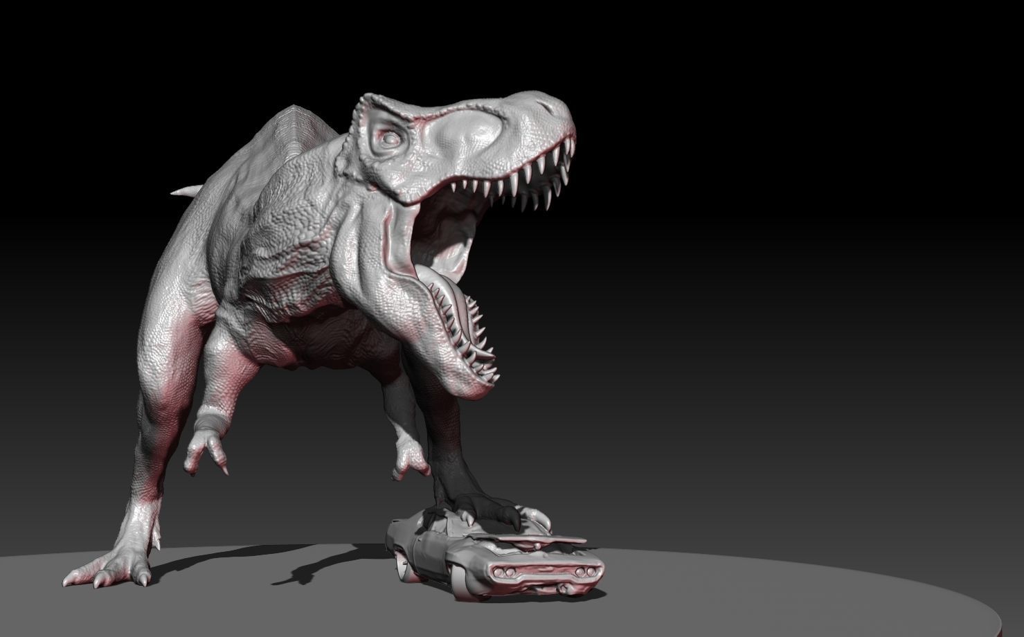 Tyrannosaurus Rex 3D print model_9