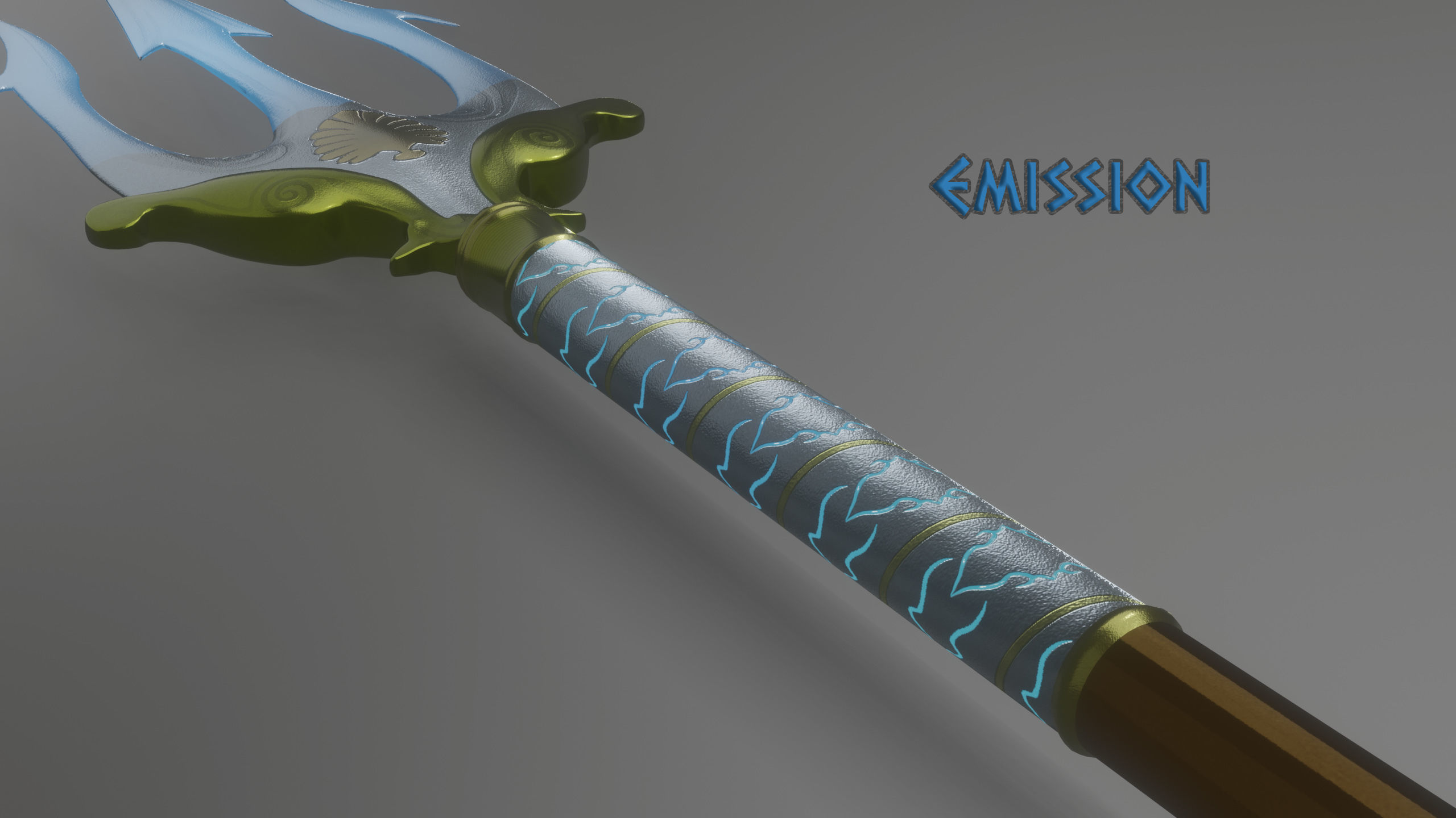 The Trident of Poseidon 3D model_6