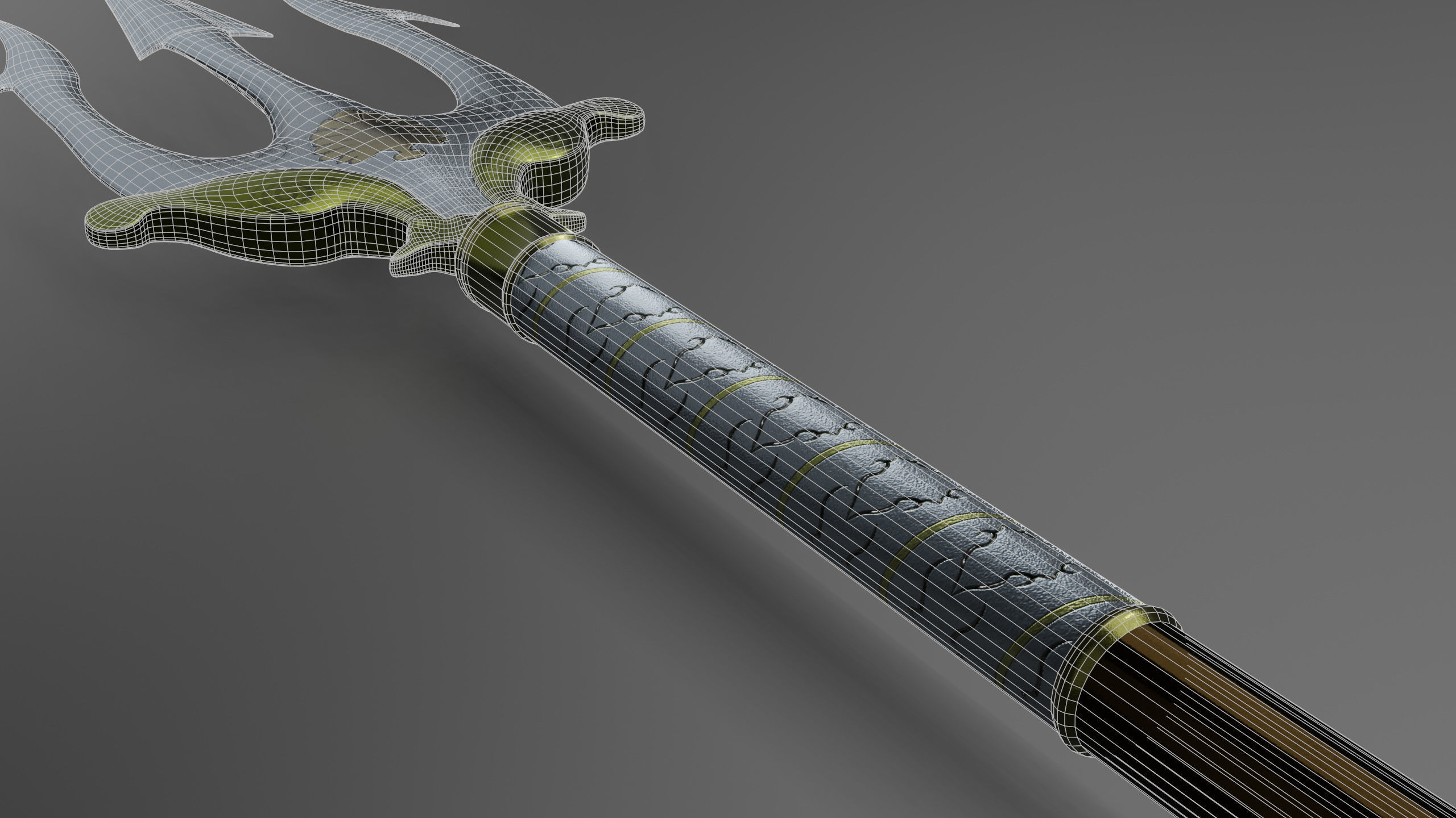 The Trident of Poseidon 3D model_5