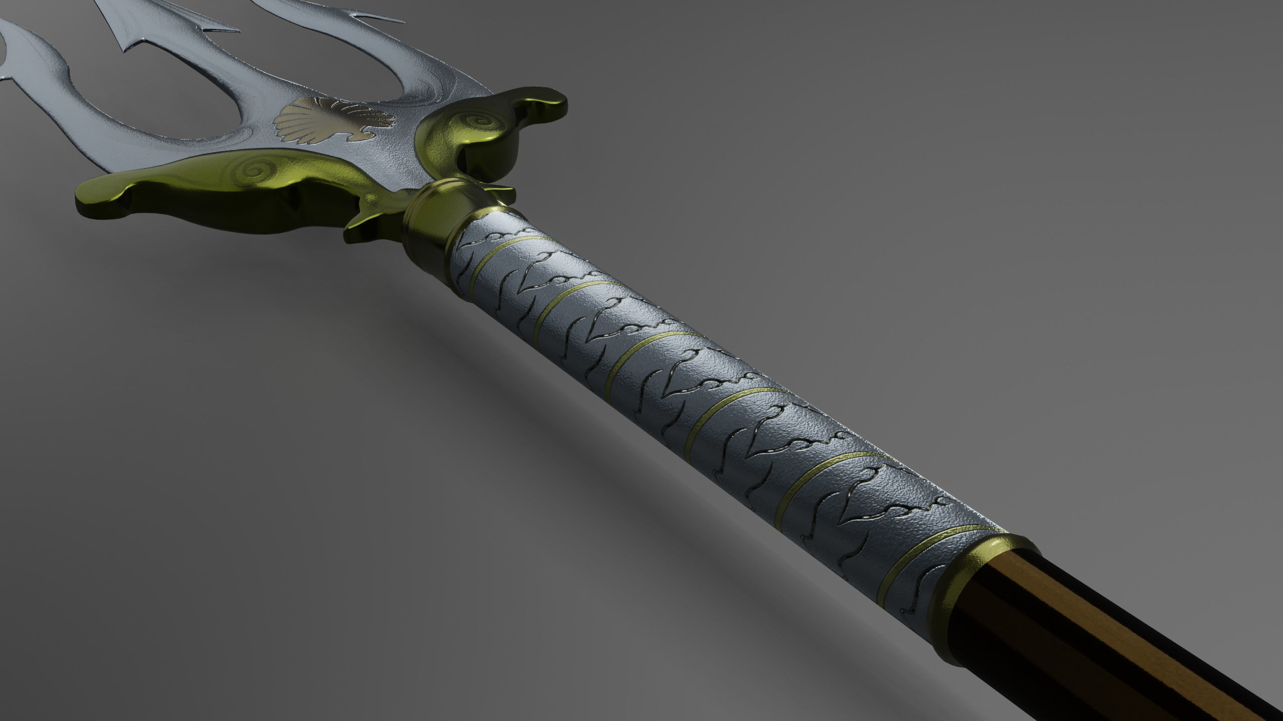 The Trident of Poseidon 3D model_4