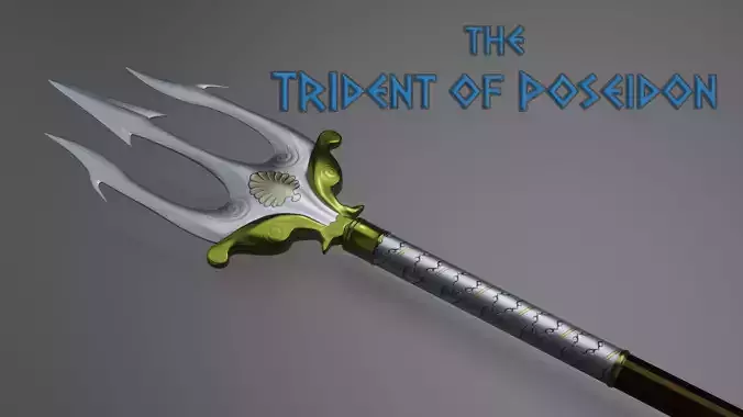 The Trident of Poseidon 3D model