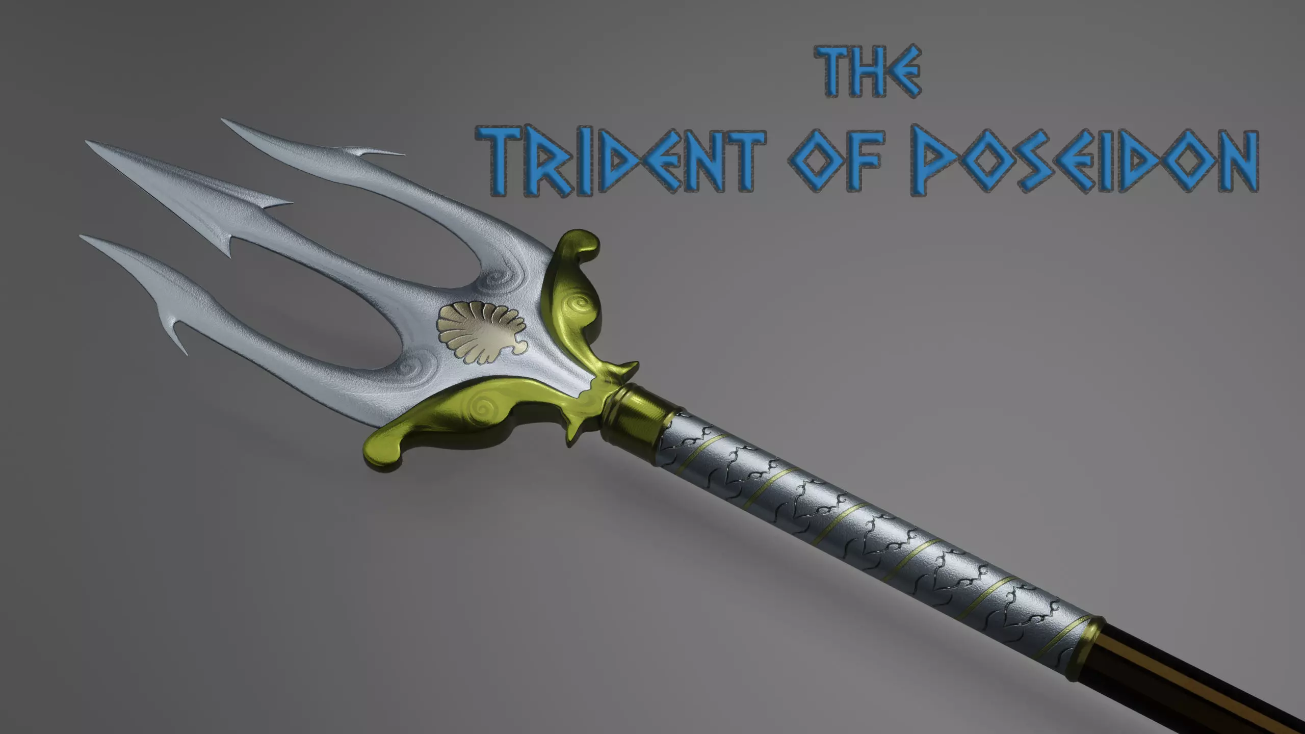 The Trident of Poseidon 3D model_0