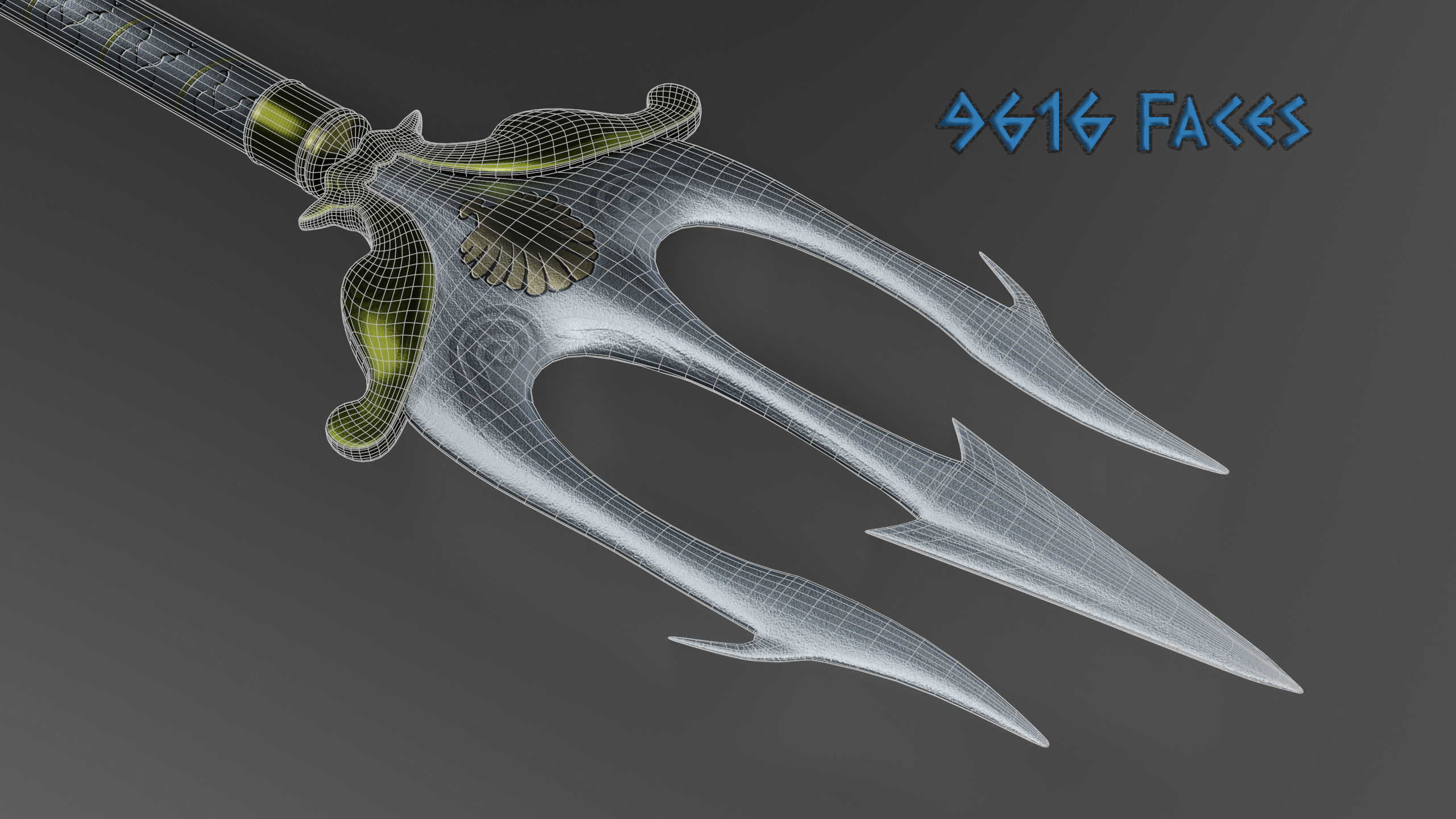 The Trident of Poseidon 3D model_3