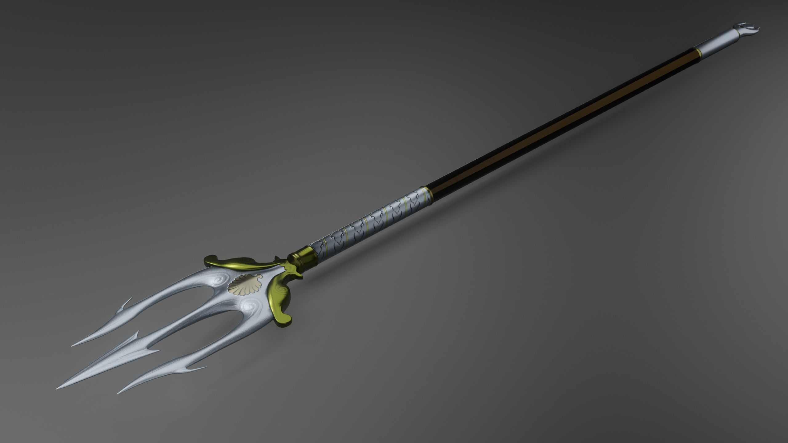 The Trident of Poseidon 3D model_8