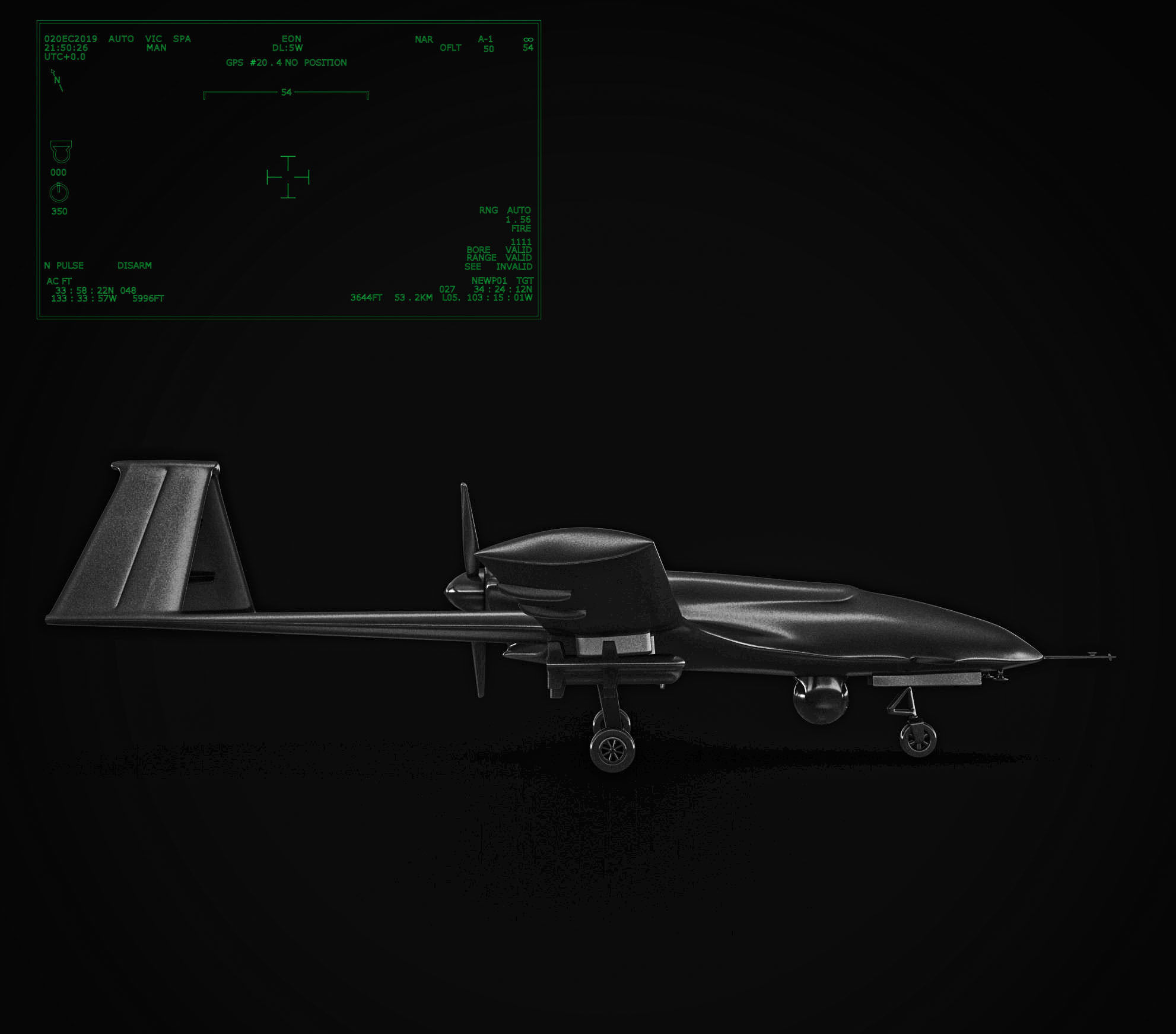 Bayraktar TB2 3D model_8