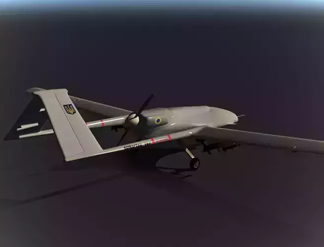 Bayraktar TB2 3D model