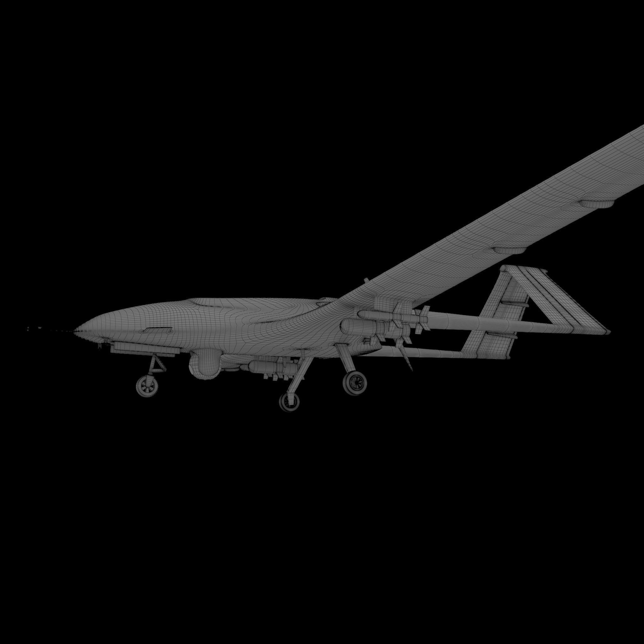 Bayraktar TB2 3D model_9