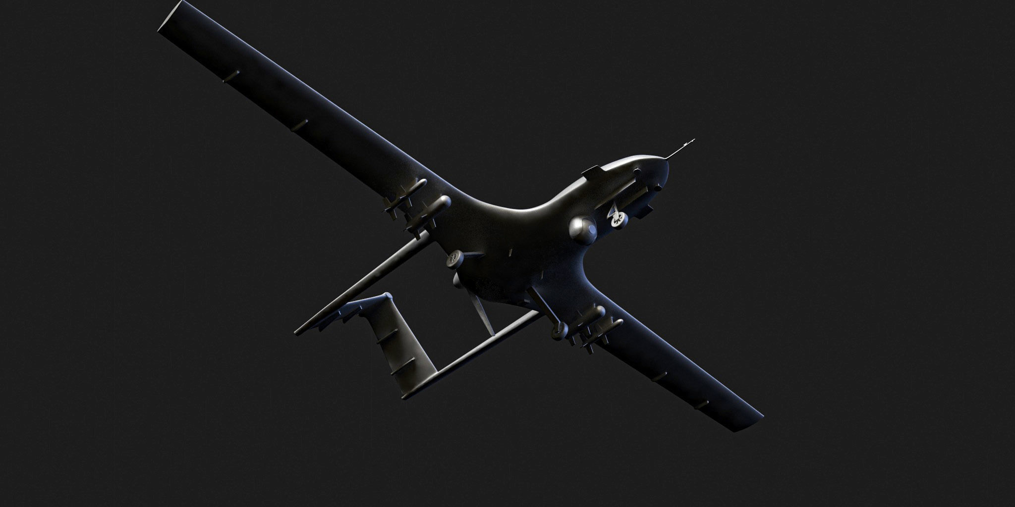 Bayraktar TB2 3D model_5