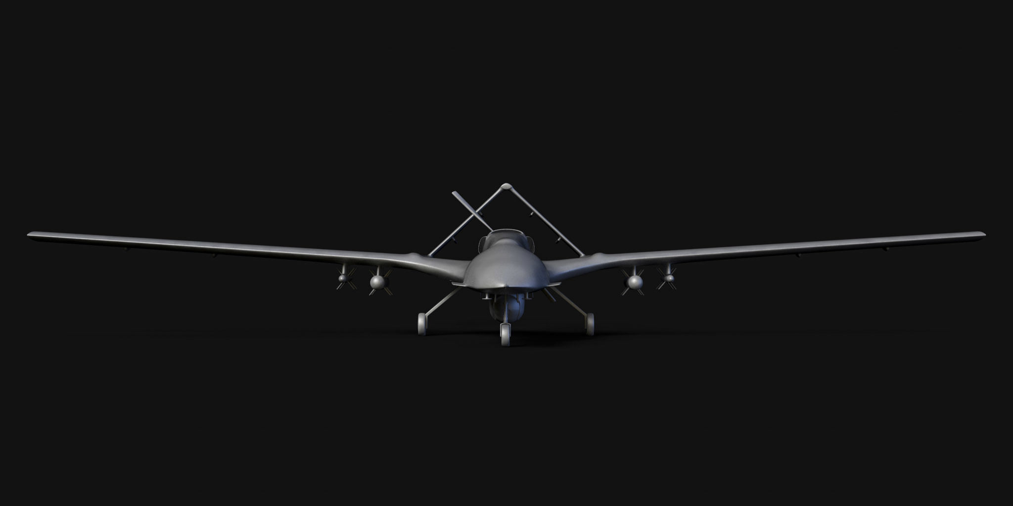 Bayraktar TB2 3D model_7