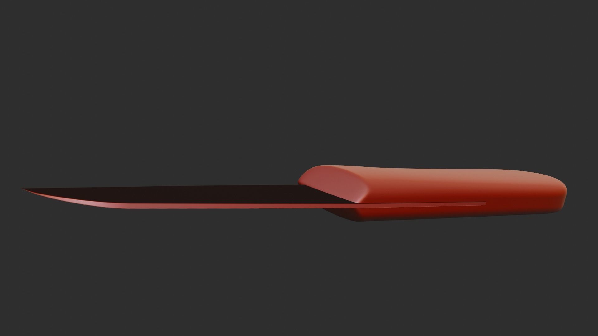 Knife Low-poly 3D model_5