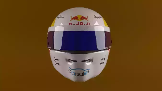 Race Helmet 3D Model