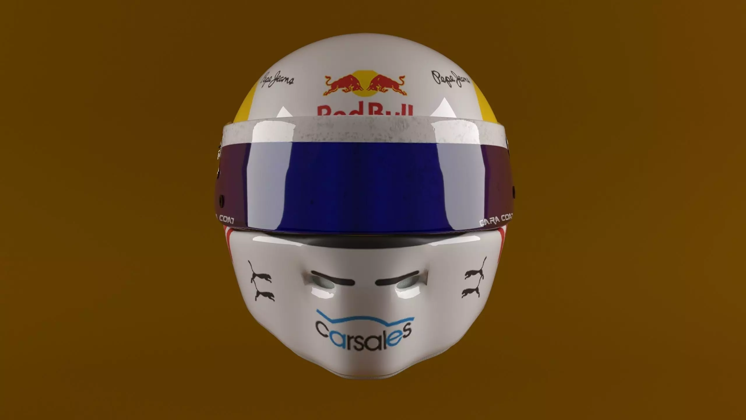 Race Helmet 3D Model 3D model_0