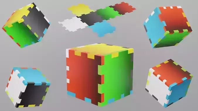 3D Puzzle Box  3D print model