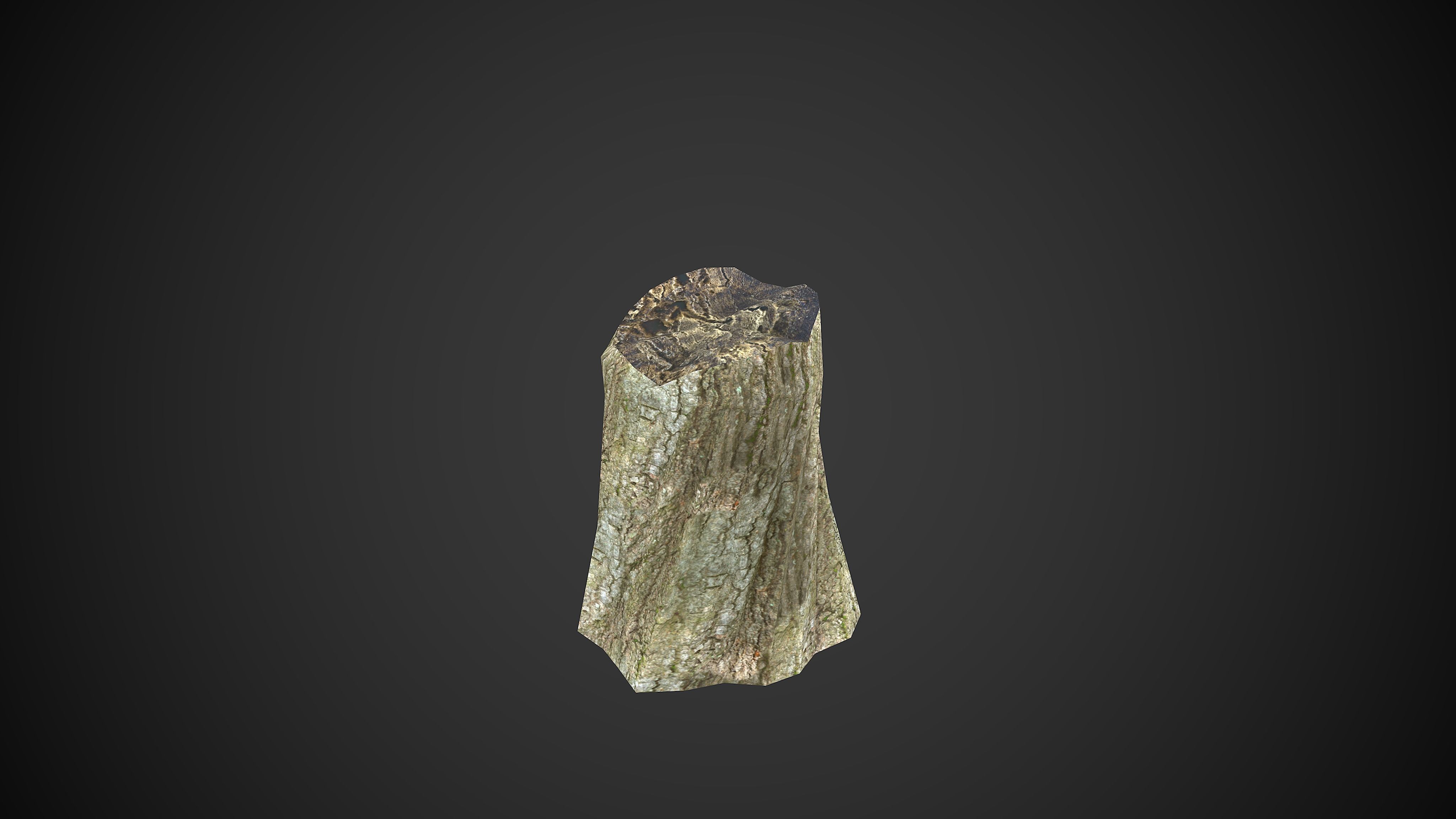 Trees Dry Old 6 Pack Without Leaves Low-poly 3D model_7