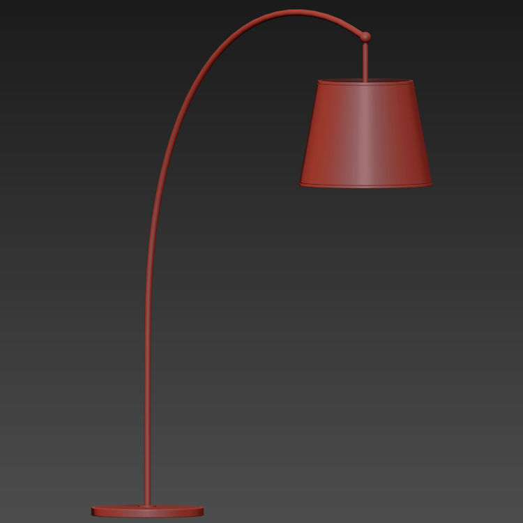 Skaftet Floor Lamp 3D model_2