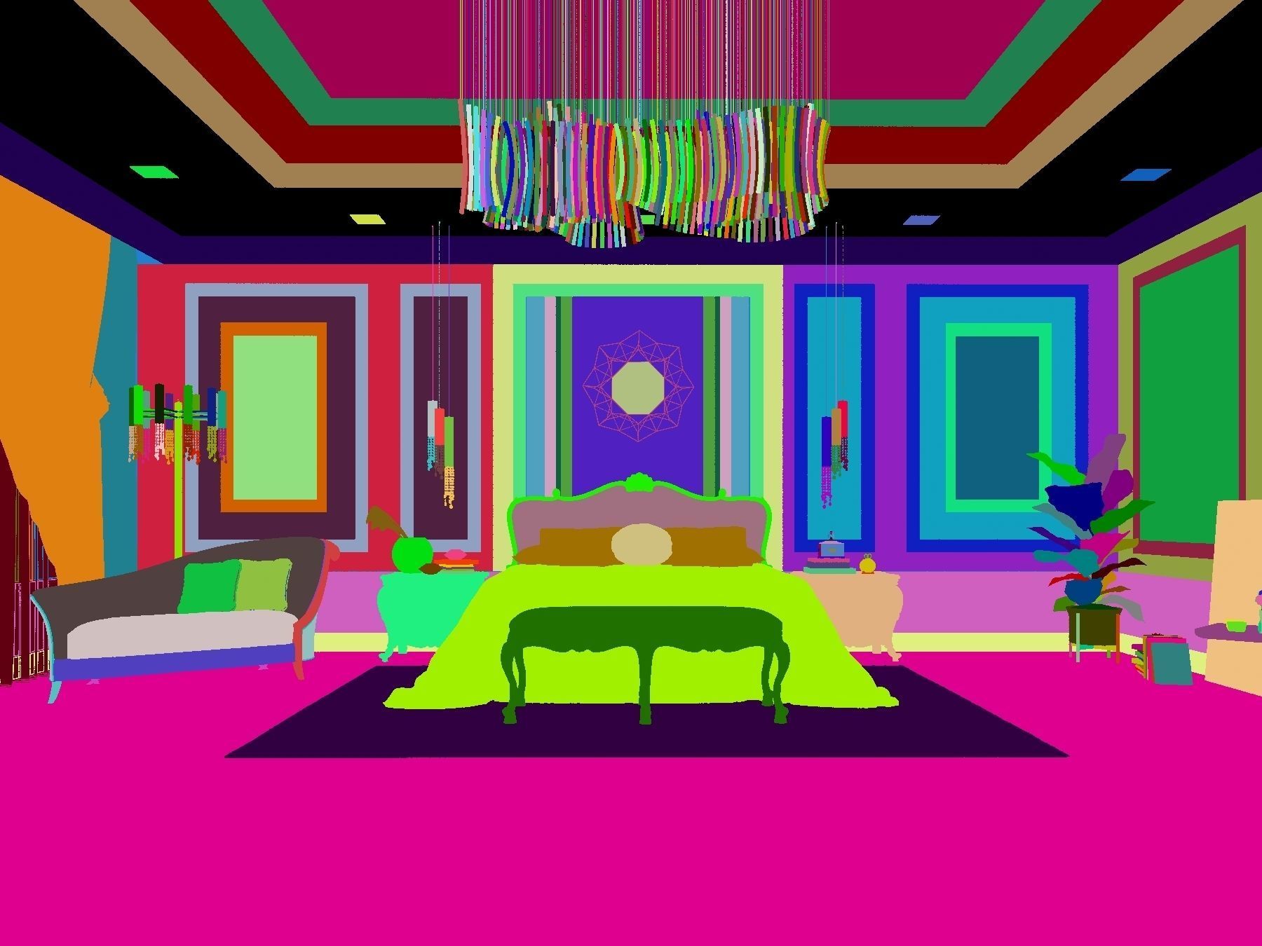 Master Bedroom Classic 3d Max Model 3D model_8