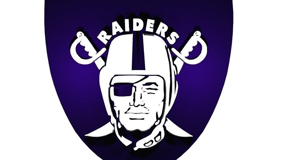 Raiders custom pendant large 3D model_3