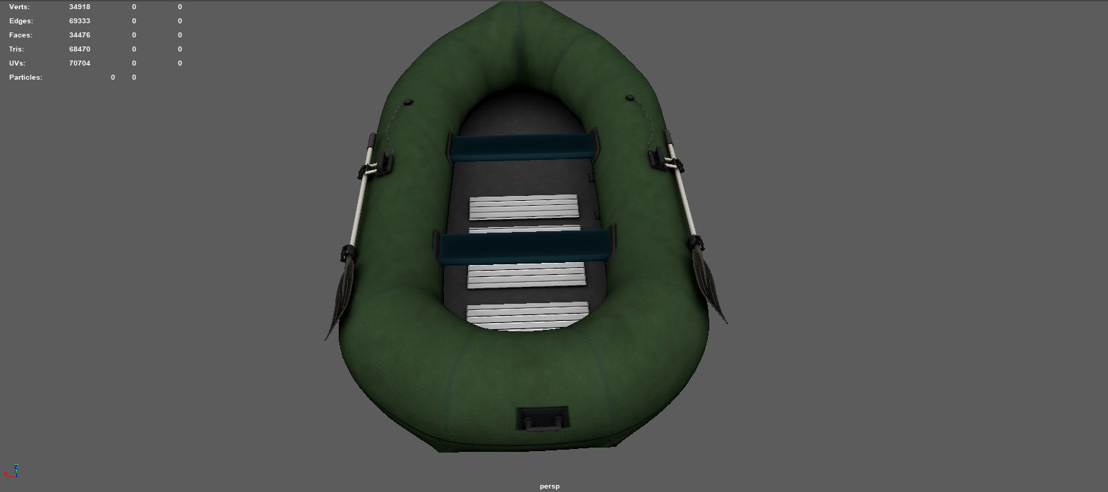 INFLATABLE BOAT 3D model_7