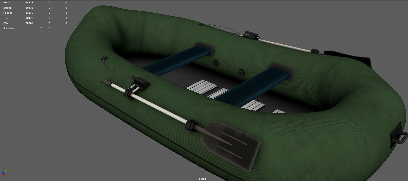 INFLATABLE BOAT 3D model_6
