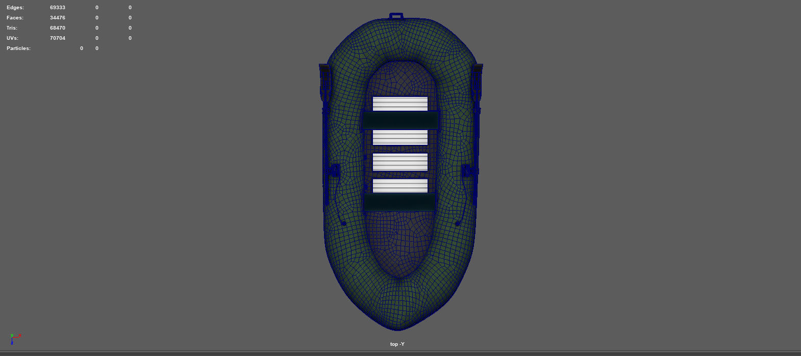 INFLATABLE BOAT 3D model_15